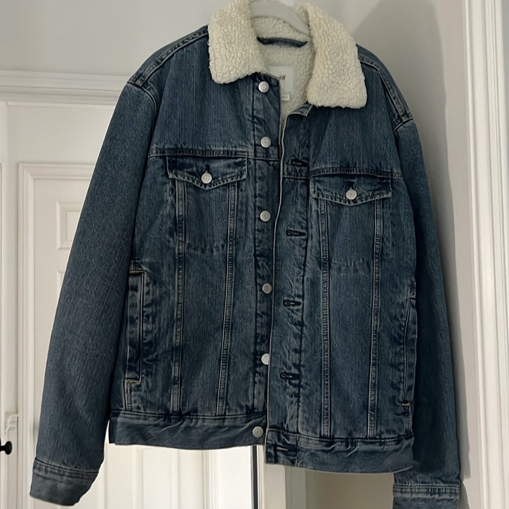 sherpa denim jacket